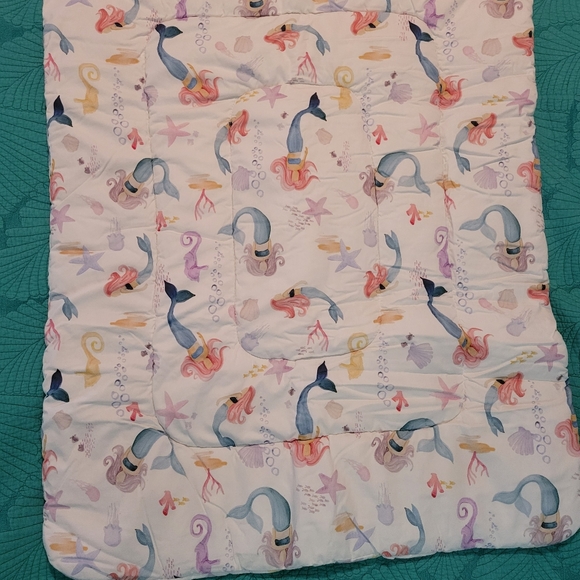 Unique Carousel Designs Mermaid Crib bedding with Comforter - Picture 9 of 10